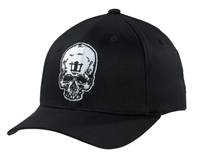 Men's Icon Skull Black Cap